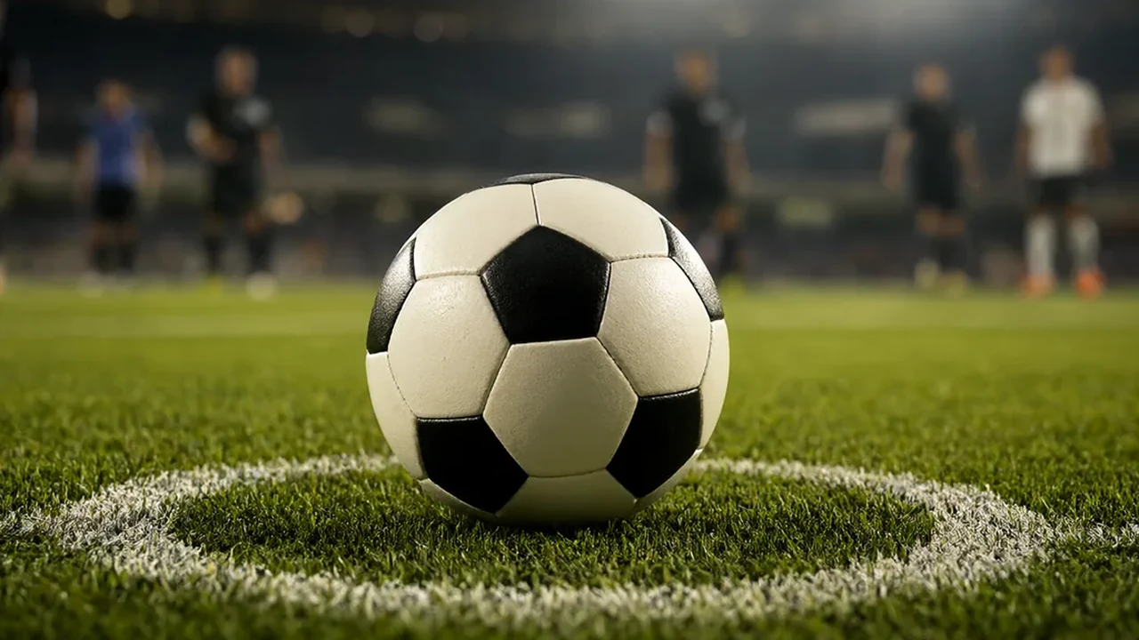 Football law illustration for law-2-the-ball